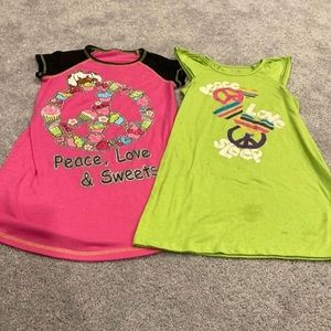 Total Girl Set of Two Size 7/8 Nightgowns